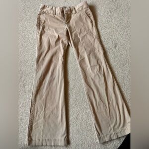 Express Wide Leg Trousers Size 8 Beige Career Office Pants